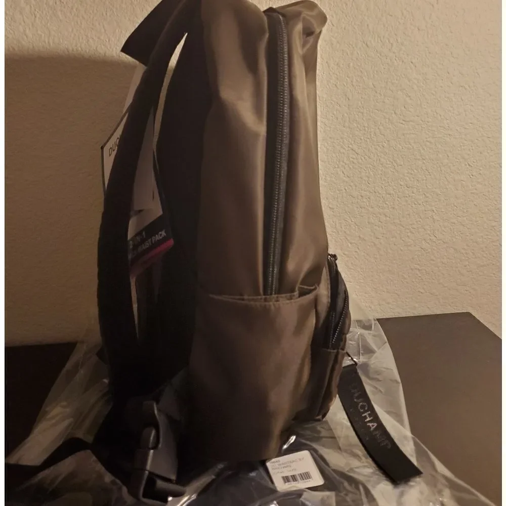 Duchamp Backpack & Belt Bag 2-Piece Set in Brown - NEW